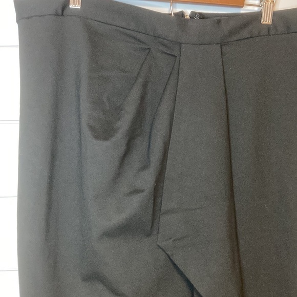 Jason Wu x Eloquii Faux Wrap Ruffle Black Skirt - Picture 2 of 9